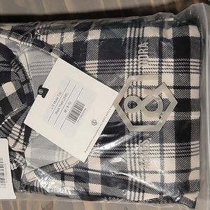 Agnes & Dora plaid Muse top Med nwt Ls